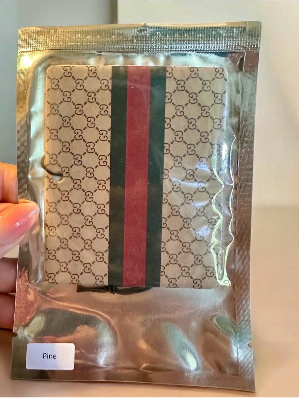 NIB Fashion Double-sided Fashion Air Freshener; Scent Pine